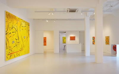 Exhibition view: Pu Jie, Two Different Times, One World, ShanghART, Singpore (18 July–18 August 2014). Courtesy ShanghART.