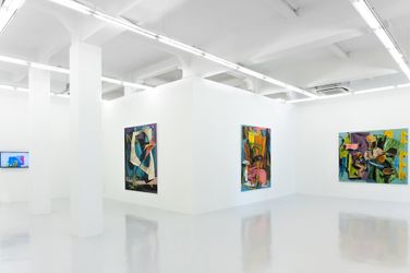 Exhibition view: Ayka Go, Of Shadows and Collected Time, Yavuz Gallery, Singapore (16 July–14 August 2022). Courtesy Yavuz Gallery.