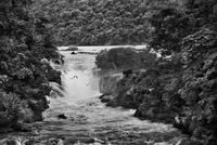 Waterfall on the Erepecuru River, near the mountains between Brazil and Suriname, Zo’é Indigenous Territory, state of Pará, Brazil by Sebastião Salgado contemporary artwork photography