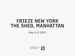 Frieze New York 2021