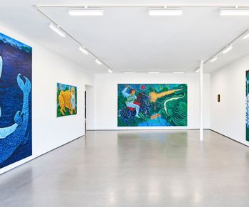 Simchowitz contemporary art gallery in West Hollywood, Los Angeles, United States