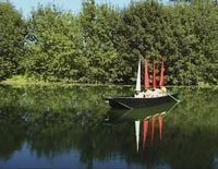 Boat Emptying, Stream Entering (2) by Marina Abramović contemporary artwork moving image