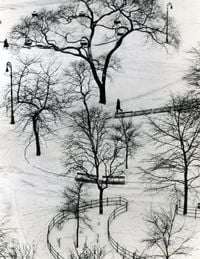 Washington Square Day by André Kertész contemporary artwork photography