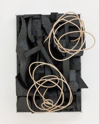 Composition in Wood and Steel 4 by Douglas Rieger contemporary artwork sculpture