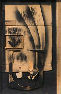 Collage by Louise Nevelson contemporary artwork painting, works on paper