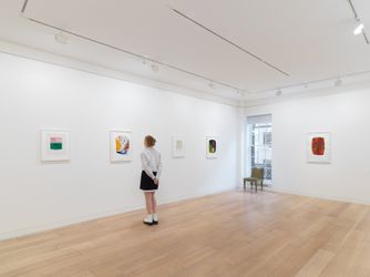 Exhibition view: Ron Gorchov, Watercolors 1968 – 1980, Cheim & Read, New York (29 September 2022–14 January 2023). Courtesy Cheim & Read. 