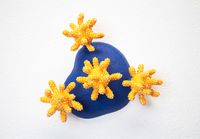 Fiorella series (blue) by Ahryun Lee contemporary artwork ceramics