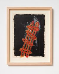 Ladder and Step Series #7 by Basil Beattie contemporary artwork painting
