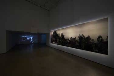 Exhibition view: Yang Yongliang, Imagined Landscape, Whitestone Gallery, Taipei (13 August–1 October 2022). Courtesy Whitestone Gallery.