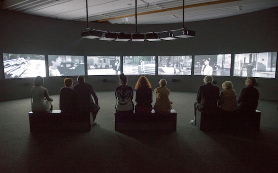Exhibition view, Yang Fudong: Filmscapes, at Auckland Art Gallery Toi o Tāmaki