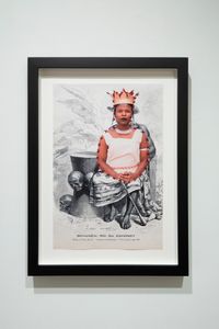 Kpodjito III by Ishola Akpo contemporary artwork works on paper, photography, textile