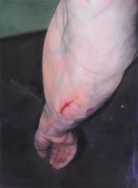 Untitled (green arm down) by Johannes Kahrs contemporary artwork painting