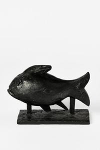 Cursive (Fish) by William Kentridge contemporary artwork sculpture