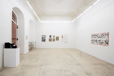 Exhibition view: Group Exhibition, Fluxus ABC, Galerie Krinzinger, Vienna (18 December 2019–14 February 2020). Courtesy Galerie Krinzinger.