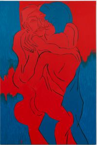 Man and Woman [Man och Kvinna] by Everlyn Nicodemus contemporary artwork painting