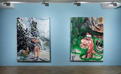Exhibition view: Qiu Xiaofei, Fade Out, Pace Gallery, Seoul (11 December 2018–23 February 2019). Courtesy the artist and Pace Gallery.