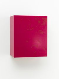 Dirty (Fuchsia) by Angela De La Cruz contemporary artwork painting, works on paper, sculpture