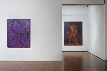 Exhibition view: Daniel Boyd, AND THE HORIZON SWALLOWED THE TORTOISE, Roslyn Oxley9 Gallery, Sydney (15 July–15 August 2020). Courtesy Roslyn Oxley9 Gallery. Photo: Luis Power.