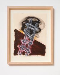 Ladder and Step Series #13 by Basil Beattie contemporary artwork painting