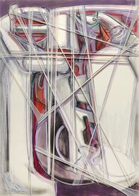Untitled, from the Hoboken Autobody Series(No.974) by Francis Hines contemporary artwork works on paper, drawing
