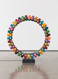 Open Circle by Evan Holloway contemporary artwork mixed media