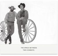 The Space Between Two Cowboys. by John Baldessari contemporary artwork painting, print