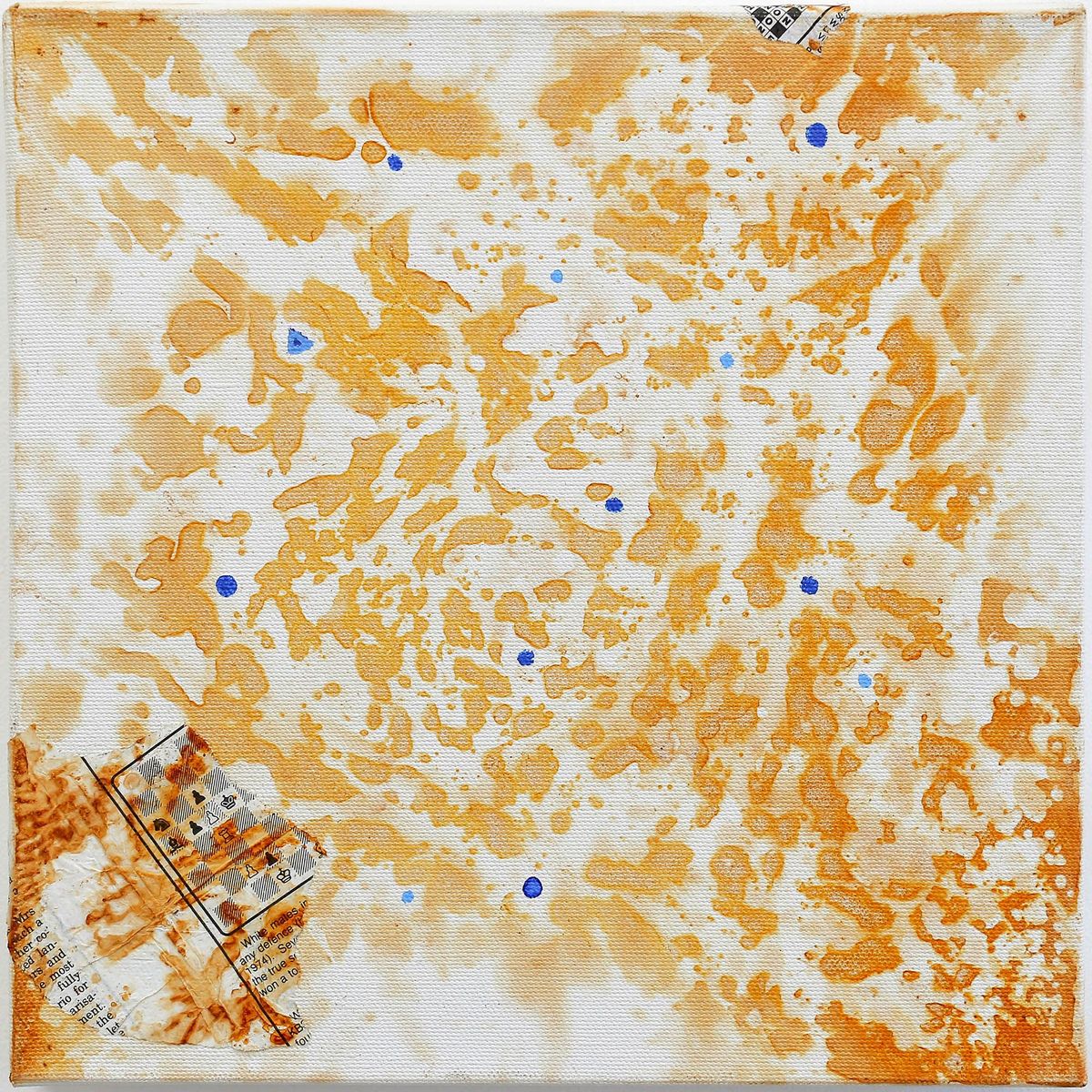 Stained Silences (chess/playing), 2021 by Pauline Rhodes