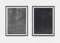 Study for Column II (Day/Cloud, Night/Fire) by Anthony McCall contemporary artwork works on paper, drawing