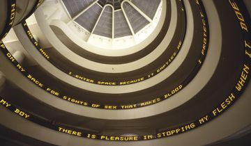 Jenny Holzer Lets the Light In at the Guggenheim