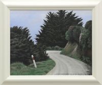 Limestone Road Kawhia by Dick Frizzell contemporary artwork painting