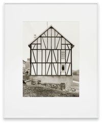 Framework House, Heuslingstraße 342, Oberheuslingen,  D by Bernd & Hilla Becher contemporary artwork photography