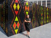 Lisa Reihana Weaves with 114,000 Shimmer Discs at NGS