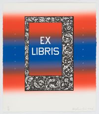 Ex Libris by Ed Ruscha contemporary artwork print