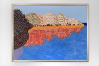 Fall Reservoir by March Avery contemporary artwork painting