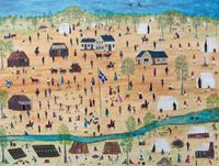 Ballarat, My Country by Marlene Gilson contemporary artwork painting