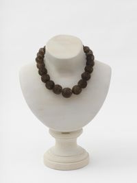 Hair Necklace (wood) by Mona Hatoum contemporary artwork sculpture