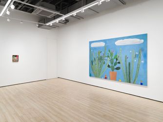Exhibition view: Michael Hilsman, Man, Water, Flowers, Fire, Almine Rech, Shanghai (19 April–25 May 2024). © Michael Hilsman. Courtesy the Artist andAlmine Rech. Photo: Alessandro Wang.