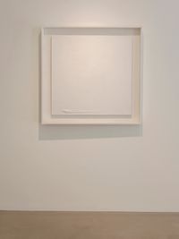 Weissbild / White Painting by Hermann Goepfert contemporary artwork painting