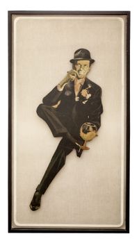 Sinatra by Fabio Mauri contemporary artwork painting, print