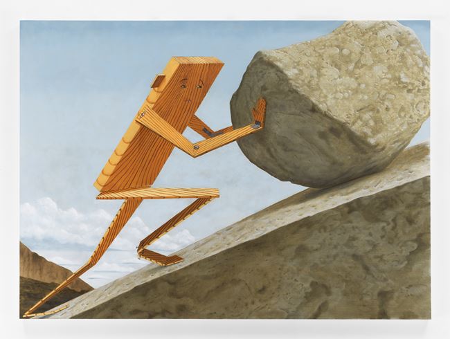 Plankboy (Sisyphus) by Sean Landers contemporary artwork