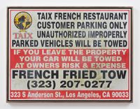 Taix French Restaurant (French Fried Tow) by Mario Ayala contemporary artwork painting