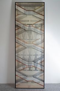 On illusion (First Rain, Brise Soleil) by Thao Nguyen Phan contemporary artwork painting, textile