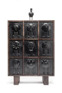 Sumer Great Cabinet by Jean-Marie Fiori contemporary artwork sculpture