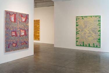 Exhibition view: James Siena, Painting, Pace Gallery, 537 West 24th Street, New York (11 January–9 February 2019). Courtesy the artist and Pace Gallery.
