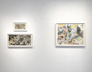 Exhibition view: Knox Martin, Homage to Goya, Hollis Taggart, New York (8 July–13 August 2021). Courtesy Hollis Taggart.