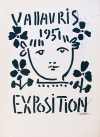 Vallauris 1951 Exposition by Pablo Picasso contemporary artwork print