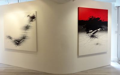 Exhibition view: Golnaz Fathi, Every Breaking Wave, Sundaram Tagore Gallery, Hong Kong (4 November–15 December 2015). Courtesy Sundaram Tagore Gallery.