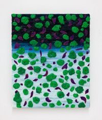 Purple Petals by Daniel Chen contemporary artwork painting