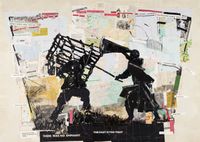 The past is too tight by William Kentridge contemporary artwork painting, works on paper, photography, print, drawing