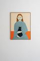 Girl with a cat by Camila Mihkelsoo contemporary artwork 1